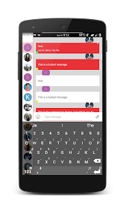 Free Download EvolveSMS Material Bars Red APK for PC