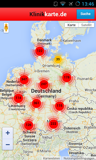 Klinikkarte.de - Klinikportal