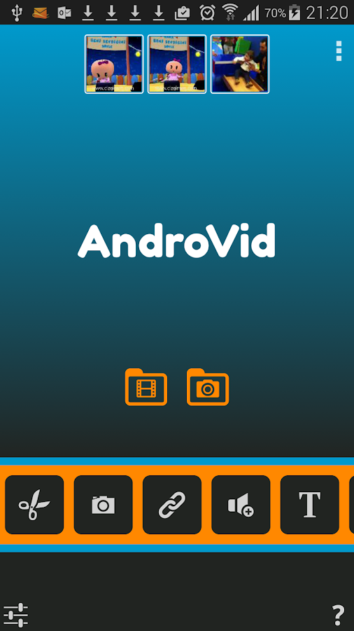 AndroVid Pro Video Editor - screenshot