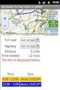 Lastest Taxi fares in JAPAN APK for Android