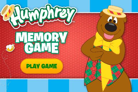 Humphrey B Bear Memory Match