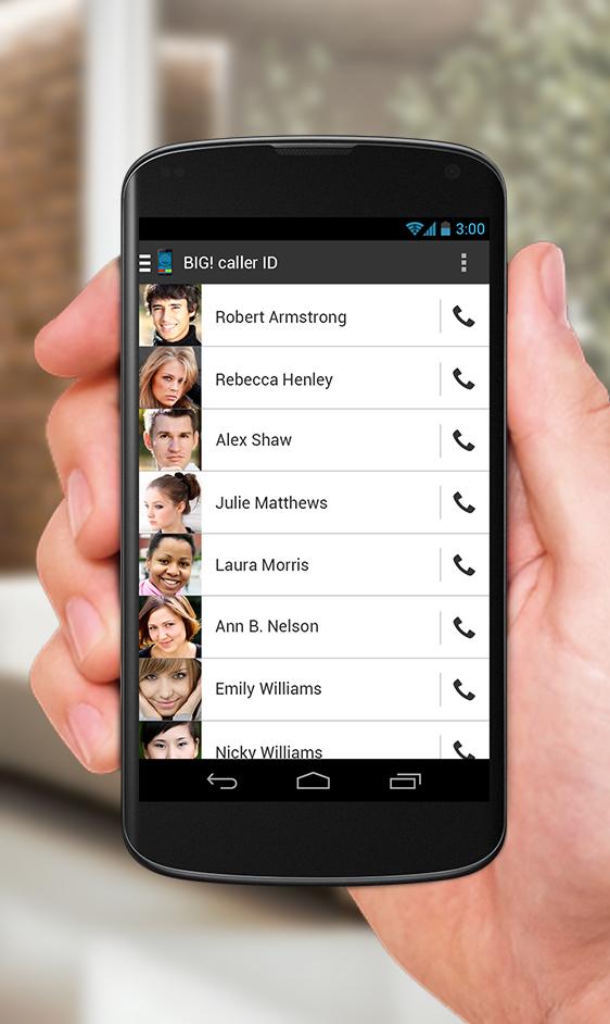 Full Screen Caller ID - BIG! Screen 3