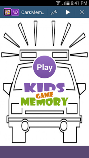 Cars Memory Game For Kids