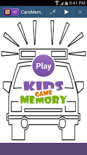 Cars Memory Game For Kids Screenshots 0