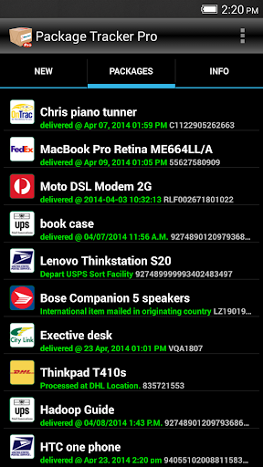 Package Tracker Pro