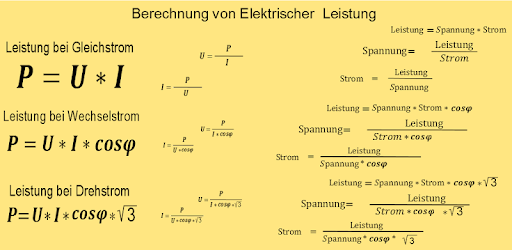 Elektrische Leistung Berechnen – Apps bei Google Play
