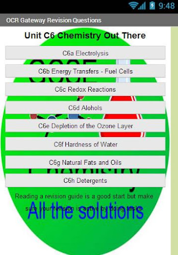 OCR GCSE Chemistry C6