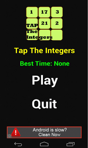 Tap The Integers