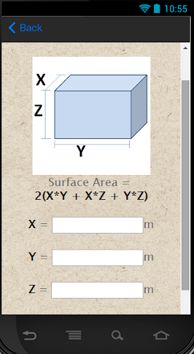 Surface Area Calculator