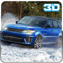 4x4 Winter snow jeep stunt ATV icon