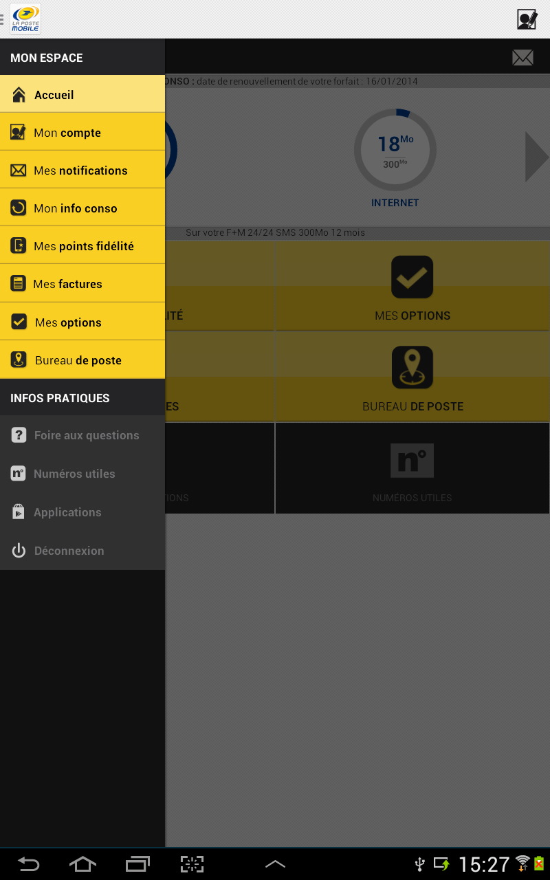 Mon Espace La Poste Mobile Screen 3