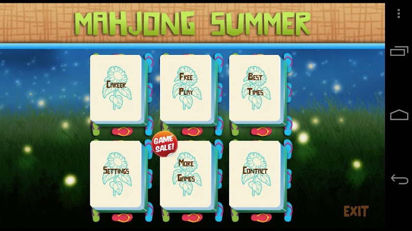 Mahjong Summer Unlocked Screen 1