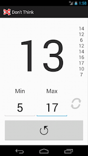 How to get Don't Think - Random Number 1.7 apk for pc