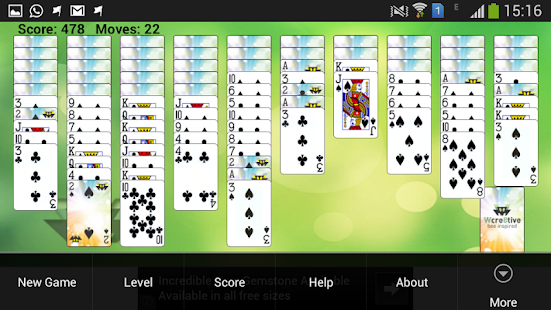 Wcre8tive Solitaire Spider Screenshots 6