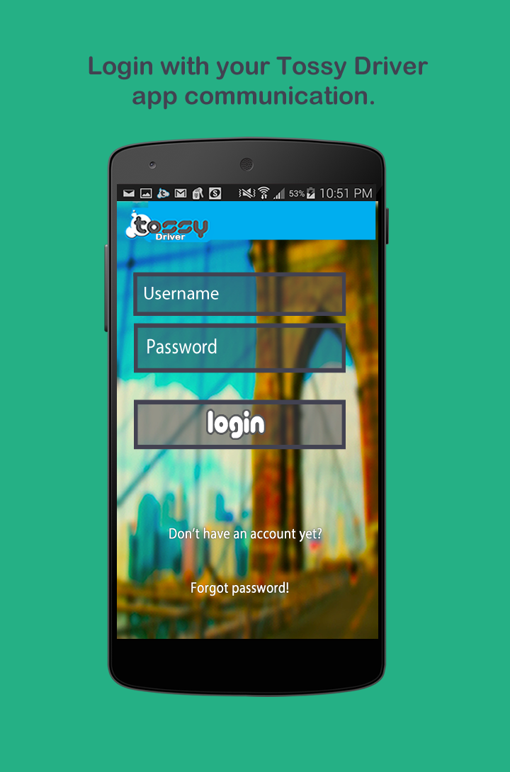 Tossy Driver Screen 1