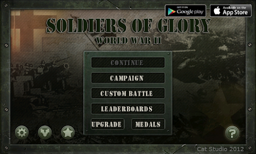 Android application Soldiers of Glory: World War 2 screenshort