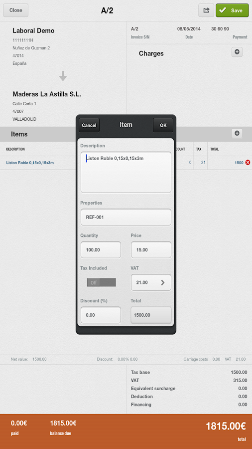    anfix Facturación- screenshot  