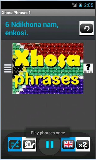 Xhosa Phrases language tutor