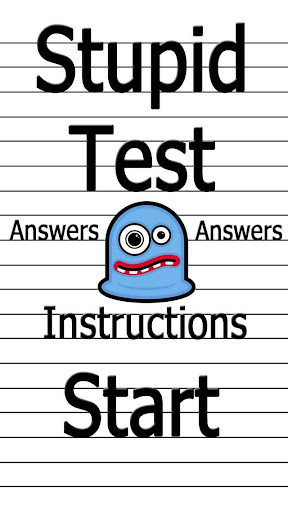 【免費解謎App】Stupid Test Answers!-APP點子