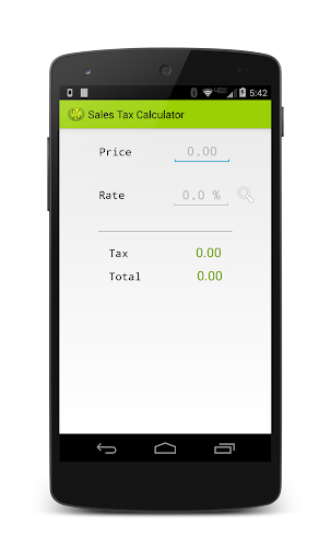 Sales Tax Calculator