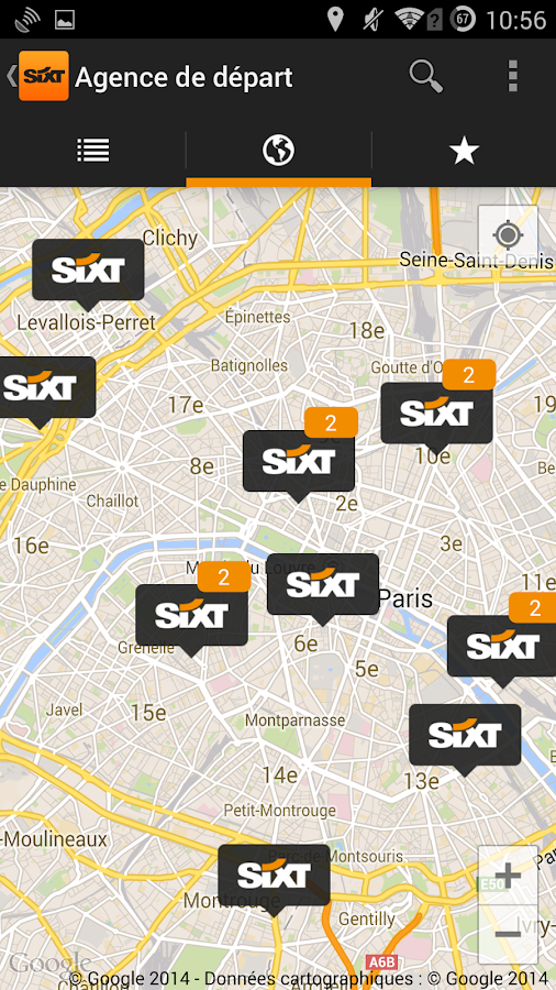 Sixt Location de voiture Applications Android sur Google Play