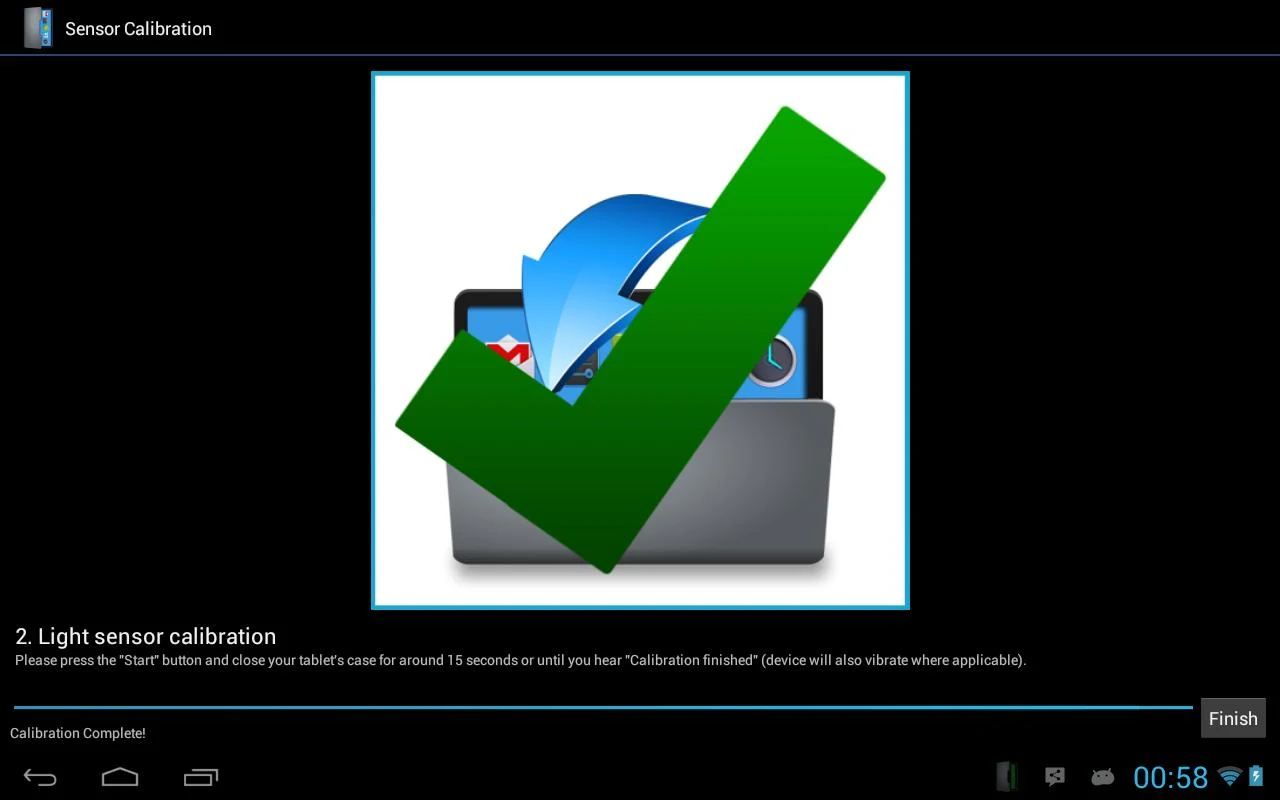 CaseSensor for Tablets - screenshot
