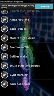 Classical Music Ringtones Screenshots 1