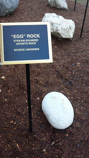 Egg Rock at UAA Geologic Rock Garden