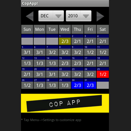 CopApp ! Calendar Schedule mod unlimitted apk - Download latest version 3.02