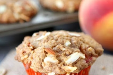 Peach Almond Muffins