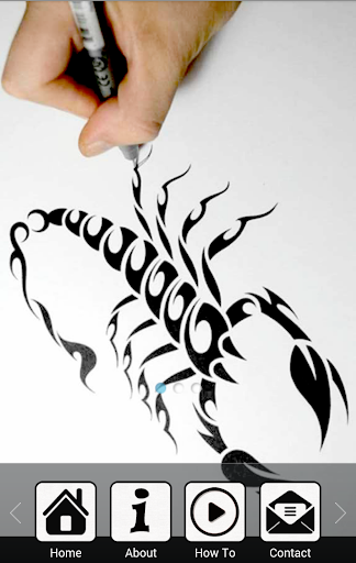 Draw Tattoo Tribal