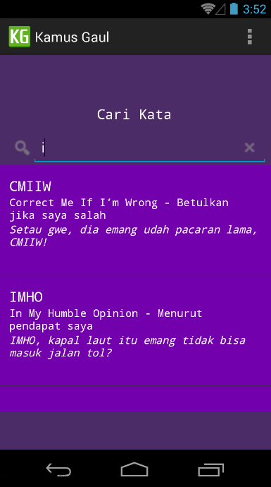 Kamus Gaul Keren - Android Apps on Google Play