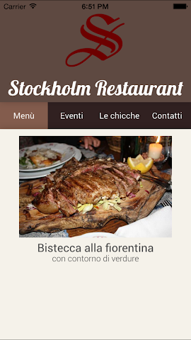Screenshot 1 Ristorante Stockholm