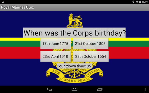 Royal Marines Quiz