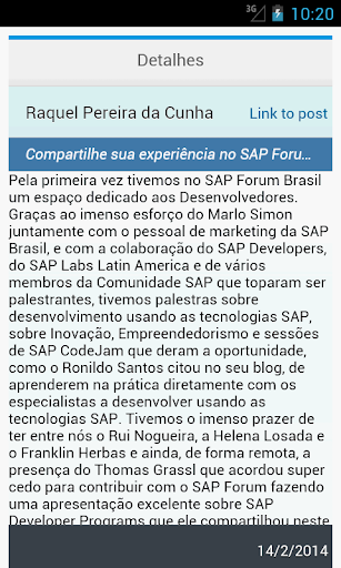 SAP Mentors Brasil Informe