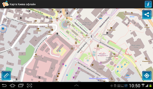 【免費旅遊App】Map of Kiev offline MapApps-APP點子