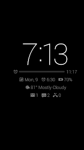 Dock Clock Plus (Night/Desk) - screenshot thumbnail