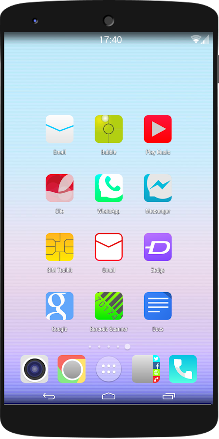 ios8 Quantum icon pack theme - screenshot