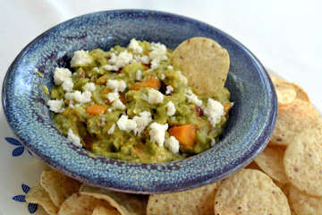 Guacamole with butternut squash and chipotle