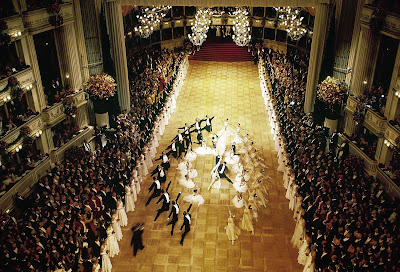 Opera Ball in Vienna, Austria.