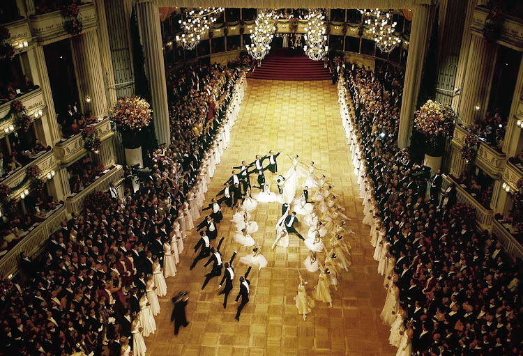 Opera Ball in Vienna, Austria.