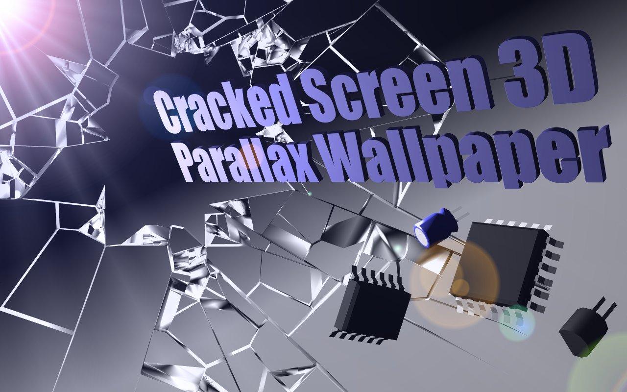 Cracked Screen Gyro 3D Parallax Wallpaper HD Apl Android Di