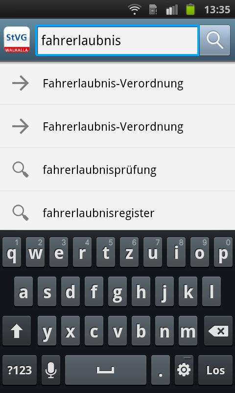 Straßenverkehrsgesetze Screen 2
