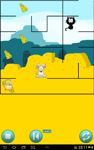 【免費家庭片App】Mouse Cheese Quest Cat Maze-APP點子