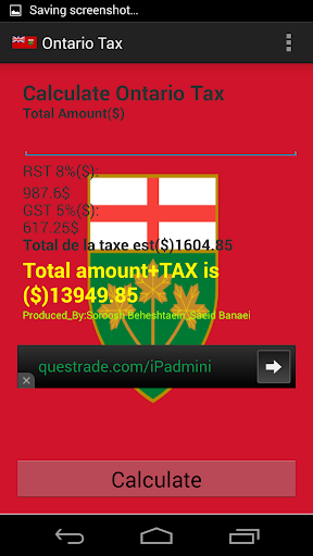 Ontario Tax Calculator