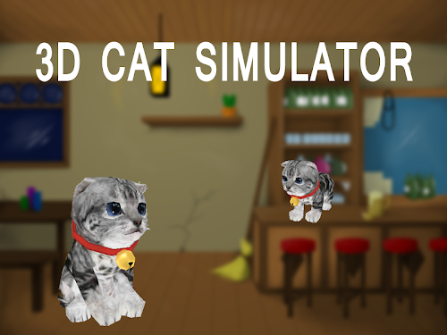 Android application 3D Cat simulator screenshort