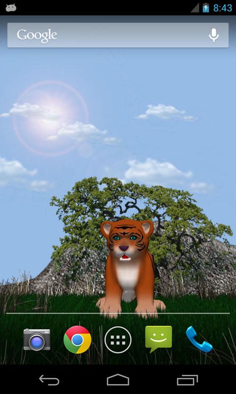 Baby Tiger 3D Premium Screen 2