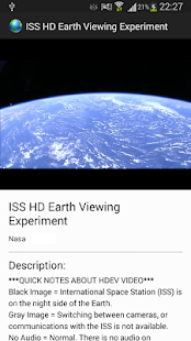 Earth Cam HD Streaming ISS