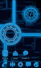 Blueprint Tech Clock Widget poster 2