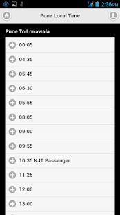 Pune Local Timetable Screenshots 5